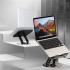 JMARY MK-85 Compact Foldable Laptop Stand with Adjustable Angles - Black